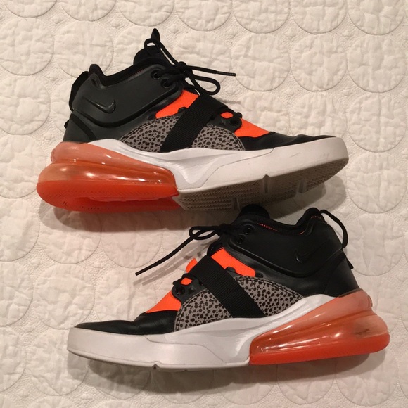 {Nike} Air Force 270 Safari Hyper Crimson Blk 9.5 - Picture 2 of 8